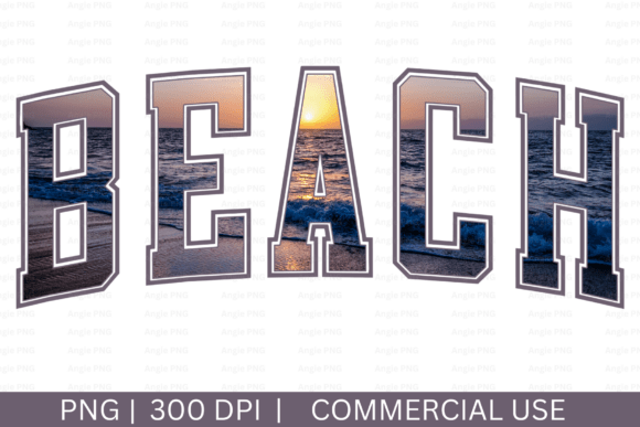 Beach Sublimation Graphics for Local Crafts