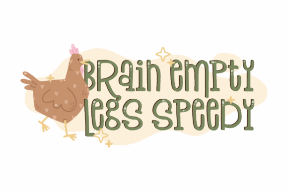 Brain Empty Legs Speedy Graphics for Crafts