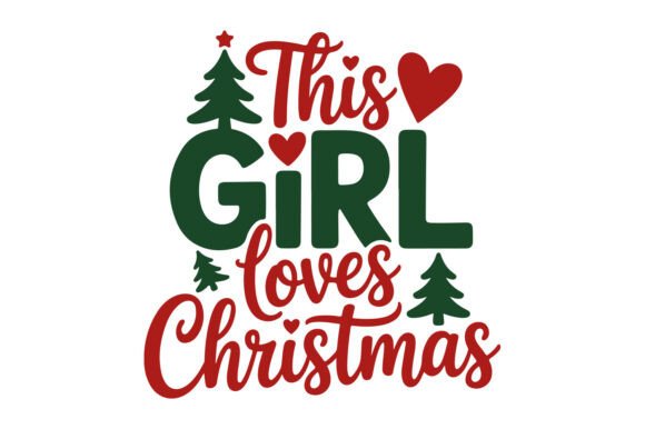 Christmas Graphic for Crafts and Branding