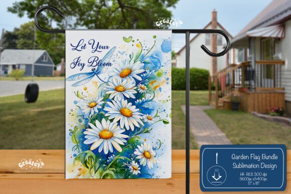 Daisy Summer Spring Garden Flag Graphics