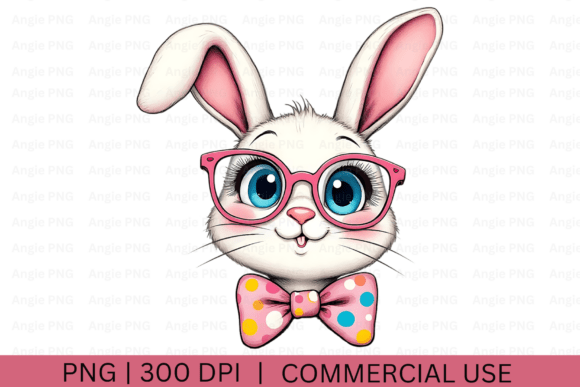 Easter Bunny Coquette Graphics for Crafts