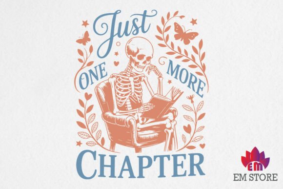 Just One More Chapter Graphics for Crafts