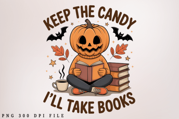 Keep the Candy I’ll Take Books PNG
