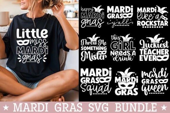 Mardi Gras SVG Bundle: Graphics for Crafts & Local Branding