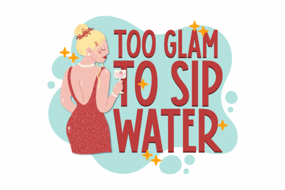 New Year Too Glam Graphics