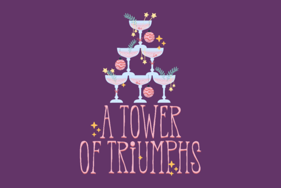 New Year Tower Triumphs Graphics for Crafts