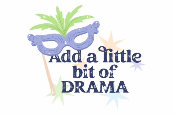 Party Drama Mask Graphics for Crafts
