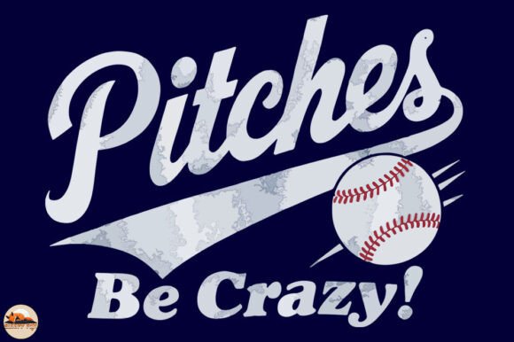 Pitches Be Crazy Graphics for Crafts