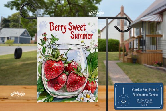 Strawberry Summer Graphics for Local Business Branding